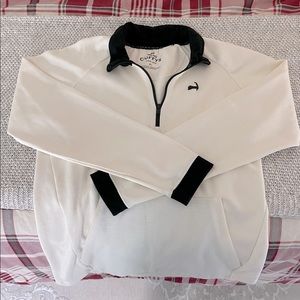 Cuffy’s Cape Cod Preppy Quarter Zip Sweater